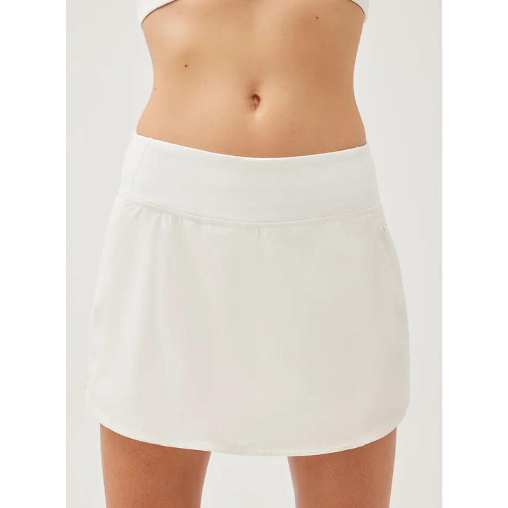 OUTDOOR VOICES Women's Hudson 4" Skort Size XXL White Lightweight NWT - Picture 1 of 10